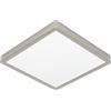 Eglo connect.z Smart-Home Plafoniera LED per bagno Fueva 6-Z, 29,5 x 29,5 cm, ZigBee, app e controllo vocale Alexa, colore della luce (bianco caldo-bianco freddo), dimmerabile, argento, IP44