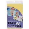 Tsukineko Imagine Crafts Tack-n-Peel 10 x 16,5 cm Pellicola adesiva riutilizzabile per timbri