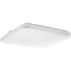 Eglo Frania-IP - Lampada da soffitto a LED, in metallo e plastica, colore bianco, bagno, caldo, neutro, freddo, IP44, 33 x cm
