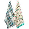 DII CAMZ11119 Piatto estivo in cotone, asciugamani decorativi oversize, perfetti per ogni giorno cucina di casa, vacanze e regali di inaugurazione della casa, Happy Camper