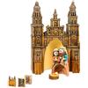 DRW Presepe in Cattedrale di Santiago per incastro in resina da 10 cm