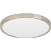 Eglo connect.z Smart-Home Plafoniera LED per bagno Fueva | 6-Z, Ø 38,9 cm, ZigBee, app e controllo vocale Alexa, colore della luce (bianco caldo-bianco freddo), dimmerabile, argento