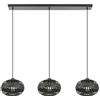 Eglo Towcester - Lampadario a sospensione 3 luci su tavolo