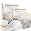 Prezon Sacchetti per Biancheria, Sacchetti per Lavatrice, Borsa per la Biancheria in Rete Riutilizzabili e Durevoli per Camicette Delicate, Calze, Biancheria Intima, Reggiseni e Scarpe