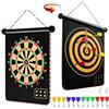 Cylora Set Bersaglio Freccette Magnetiche Piegabile, Bersaglio Doppio Lato, Giochi da Interno ed Esterno per Bambini con 12 Freccette, Regalo Giocattolo ragazzi adolescenti, Regali di Natale
