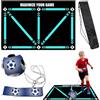 Feegela Tappetino Allenamento Calcio 90x60cm per Bambini e Adulti | Set con Cintura Regolabile Allungabile e Sacca di Trasporto | Tappetino in Diatomee Antiscivolo per Migliorare Controllo Palla e Dribbling