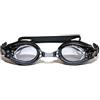 World Sports Vision Occhialini da nuoto graduati con diottrie positive e negative, per bambini, colore nero, con colorazione contro i raggi ultravioletti