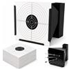 ADCSHOP Raccogli Proiettili con 100 Bersagli 14x14 cm per Softair e Aiguns - Metallo