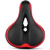VOANZO Bike Seat Bicycle Saddle, Soft Wide Bike Saddle Bicycle Seat Cushion for MTB Road Gel Comfort Hybrid Cyclists