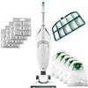 GREENELF Scopa Elettrica Folletto VK220s Nuovo, Potente - Completa di 2 Anni di Accessori Compatibili inclusi | Iconico Kobold Folletto Aspirapolvere con Filo, Facile da Usare | Garanzia di 24 Mesi