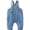 AOOPOO Salopette Jeans da Neonato Bimbo Jumpsuit Pantaloni Tute Outfit, Infant Denim Pagliaccetto Tuta Neonato Jeans Tuta, One Piece Tasca con Bottoni Tuta Abbigliamento Autunnale