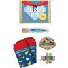MARRON Y - Confezione regalo Calzini Fisioterapeuta con Superpoteri - Include penna, braccialetto e portachiavi - Perfetto per Regali - Divertente - 80% cotone - Unisex - Taglia calzino (41-45).