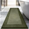 DOMUSTEX Tappetino da Bagno 60 x 150 cm, Antiscivolo, Lavabile, per Doccia, Vasca e Pavimento