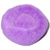DOTBUY-SHOP Rotondo Cuccia Cane Interno, Peluche Cuccia Gatto e Cane Ciambella Cuscino per Cani, Lavabile e Morbido Cuscino per Animale, per Cani Gatti Gattino Cucciolo (40CM,Viola)