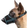 HEELE Museruola Cane, Museruola per Cane Antiabbaio in Morbida Rete Traspirante con Anello Regolabile per Cani di Taglia Medio, Antimorso Anti-Masticare Addestramento, Verde, M
