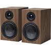 Pro-Ject Speaker Box 5 - Altoparlanti Passivi da Scaffale HiFi - Diffusori da Scaffale a 2 Vie, Potenza 150W, 4 Ohm, Tweeter da 2,5, woofer da 16 - Noce - Coppia