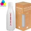 1 Borraccia 500ml Acciaio Lucida per Sublimazione Personalizzata-SNOWFLAKE 500
