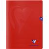 Clairefontaine 333312C Mimesys 24x32cm 48p quad. piccoli 90g rosso PP