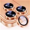 KEKBOXQ 3×2 Pack Pellicola Fotocamera per iPhone 17 Pro, 9H Vetro Temperato, Antigraffio, HD Chiaro,Camera Protection Cover, Protezione fotocamera per iphone 17 ProMax accessori copri, arancione