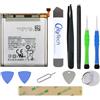 OnlyTech - Kit di riparazione Batteria per Samsung Galaxy A40 SM-A405F - 3100mAh - con 10 Strumenti e Adesivo