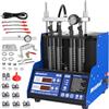 MR CARTOOL V309 Pulitore a iniezione Carburante e Dispositivo di Prova Diesel e Benzina, 110 V/220 V, 4 cilindri, Set di Test e Pulizia ad ultrasuoni per iniettori Auto e Moto GDI/EFI/FSI