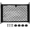 Kingsea Rete Portaoggetti Auto,25 X 45cm Tasca Portaoggetti Auto,Rete Portaoggetti Camper,Contenitore per Spuntini, Giocattoli, Ombrelli e Altri Oggetti Vari