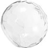 Gatuida Paralume Sfera Vetro Trasparente per Lampadario Moderno Sospensione Vintage Ricambio Lampada Singolo Bocca Design Leggero e Resistente Facile da Installare Stile Elegante per