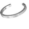 Murtoo Bracciale da Uomo Potere di Poseidone Intagliato con Squame di Pesce, Piantine e Onde Marine Bracciale da Donna e Uomo Moda Greca Fatto a Mano (L)