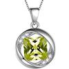 Aurora Tears Collana con ciondolo zodiacale Aurora Tears, in argento Sterling 925 con catena da 45,7 cm e Argento, colore: 08_august, cod. DP0029A