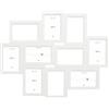 DEKNUDT FRAMES - Cornice portafoto da appendere, per 10 foto, 10 x 15 cm, per appendere - S68UC1P10 - Formato cornice 48 x 59 cm