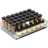 HOLDN' STORAGE Portaspezie estraibile organizer per armadio - Heavy Duty Chrome Slide Out Spice Rack 12 3/8 Wx 10-3/8 D x 2-1/8 H per armadi da cucina superiore e dispensa, per spezie, salse, cibo in scatola