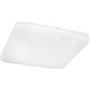 Eglo Pogliola - lampada da soffitto a LED, con effetto cristallo