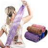 Pinkiou Spugna africana a rete, 3 pezzi, spugna da doccia con manico, esfoliante per il corpo e la schiena, morbida e resistente, in nylon, adatta per il bagno quotidiano, per donne e uomini, rosa, bianco