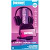 Paladone, Supporto per cuffie 3 in 1 e stazione di ricarica tecnologica di Fortnite, con supporto per controller, 2 porte USB-C, pannello luminoso RGB che cambia colore, con licenza ufficiale