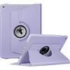 FINTIE Cover compatibile con iPad 9a generazione 2021/8° Gen 2020/7° Gen 2019 10.2 - [Conservazione di stilo] Custodia girevole a 360° Protezione Case Cover, Lilla