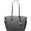 Michael Kors Marilyn Medium Signature Logo Tote Bag Black PVC