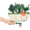 Zendea - Kit Attrezzi da Giardino 6 Pezzi con Borsa Portatile in Oxford, Forbici da Potatura Sicure, Spruzzino e Guanti Antiscivolo per un Giardinaggio Preciso e Organizzato