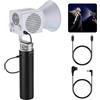 NEEWER Impugnatura Batteria di Alimentazione per Luci Video COB Serie HS/MS/HB, 6800mAh/99Wh, Uscita Type C PD 100W D TAP 14.4V/10A, Supporto Luce Portatile per Riprese in Viaggio e All'aperto, PH99E