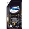 Clovin Purox PUROX Black Vibes Ammorbidente Lavatrice Concentrato (54 Lavaggi) - Note di agrumi e quercia, Cura i tessuti, Profumo persistente, Antistatico, Stiro facilitato, 600 ml