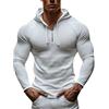 Generic Felpa da uomo con cappuccio da palestra Muscle Fit da uomo a mezza zip con cappuccio leggera a maniche lunghe invernali felpe con cappuccio casual pullover felpe con cappuccio per tutti i giorni Felpa
