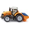 Siku 1563, Massey Ferguson con spargisale, Metallo/Plastica, Arancione, Trattore giocattolo per bambini, Incl. spargisale, Cabina rimovibile