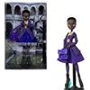 Monster High x Mercoledì - Bianca Barclay, bambola da collezione con uniforme della Nevermore Academy, amuleto a forma di sirena, zaino e piedistallo per esporla, 6+ anni, JDR71