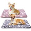 MICOOYO 2 materassi per cuccia per cani, in pile, lavabile, per cani di piccola taglia, gatti, cuccioli (stella, 89 x 68 cm)