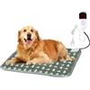 OBEST Coperta riscaldante per cani e gatti, 9 livelli di temperatura da 20 a 50 °C, tempo di regolazione da 2 a 12 ore, coperta termica per cani