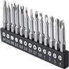 Fongmore 13 pezzi 1/4 gambo esagonale in acciaio legato triangolo croce intaglio Y tipo chiave interna croce cacciavite magnatic punte set chiave cacciavite punte 50mm lunghezza