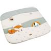 Sterntaler Coperta da gioco Volpe Filou - 100 x 100 cm - coperta imbottita Baby Activity con pellicola a specchio, squittio, sonaglio e massaggiagengive - coperta lavabile - idea regalo - ragazzi e