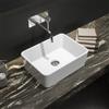 Parama Lavabo da appoggio rettangolare 40x30x13 cm Bianco