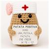 Patate Positive Patata Infermiera© | Regalo per Infermieri | Idea Decorazione Clinica & Ospedale | Accessorio kit di Pronto Soccorso | Mini Farmacia | Supporto Sanitario | Regalo Medico Amore | Dottor Patata Positiva