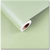 CRE8TIVE Carta da parati autoadesiva verde menta opaca verde salvia stacca e attacca, per camera da letto, moderna pellicola in vinile impermeabile per mobili, piano di lavoro, rivestimento in vinile,