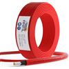 ANFIL Cavo di Prolunga Solare ANFIL® 6mm² - Cavo per Pannelli Solari Fotovoltaici Rosso e Nero - 1800V DC - Doppio Isolamento, Alta Qualità, Resistente ai Raggi UV e alle Intemperie (Rosso, 10m)